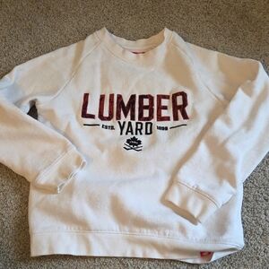 White Lumber Yard Sweatshirt